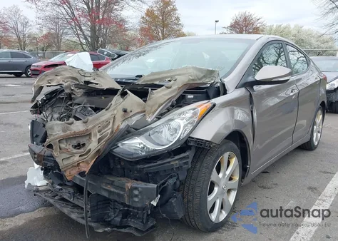 2011 Hyundai Elantra Limited из США, поврежденный, VIN 5NPDH4AE7BH053702